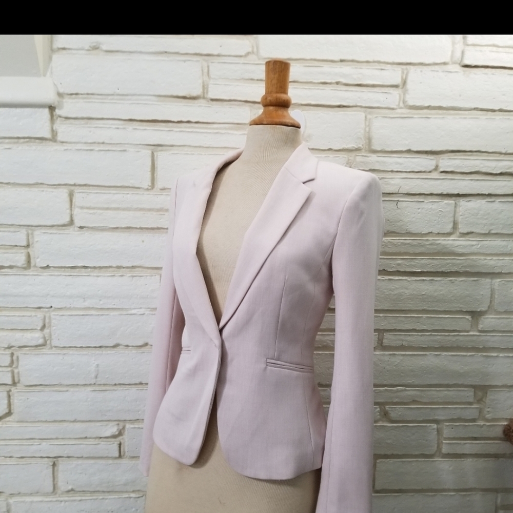 🍋 Pastel Pink H&M Blazer S